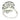 14K W/G Ring W/Oval Blue Sapphire & Round White Diamond - 14K 6.63g, 11 Blue Sapphire 2.89cts, 80 Dia Round White 0.88cts (R01752-06784)