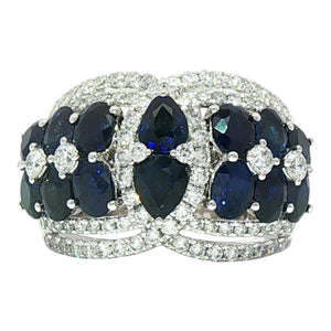 Safir Embrace 0.74CTW | 14K White Gold