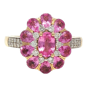 Graceful Petals 0.27CTW | 14K Yellow Gold