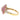 14K Y/G Ring W/Oval, Pear Pink Sapphire & Round White Diamond - 14K 4.17g, 11 Pink Sapphire 2.52cts, 30 Dia Round White 0.27cts (R02095-07534)