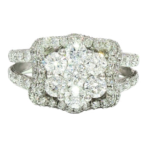 Elegant Cloud 2.07CTW | 18K White Gold
